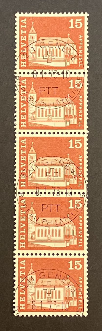 Tutti i francobolli: ROLLENMARKEN ZNr 414RM ET ⦿ – Usato da Oberwil BL venduto da SALOB