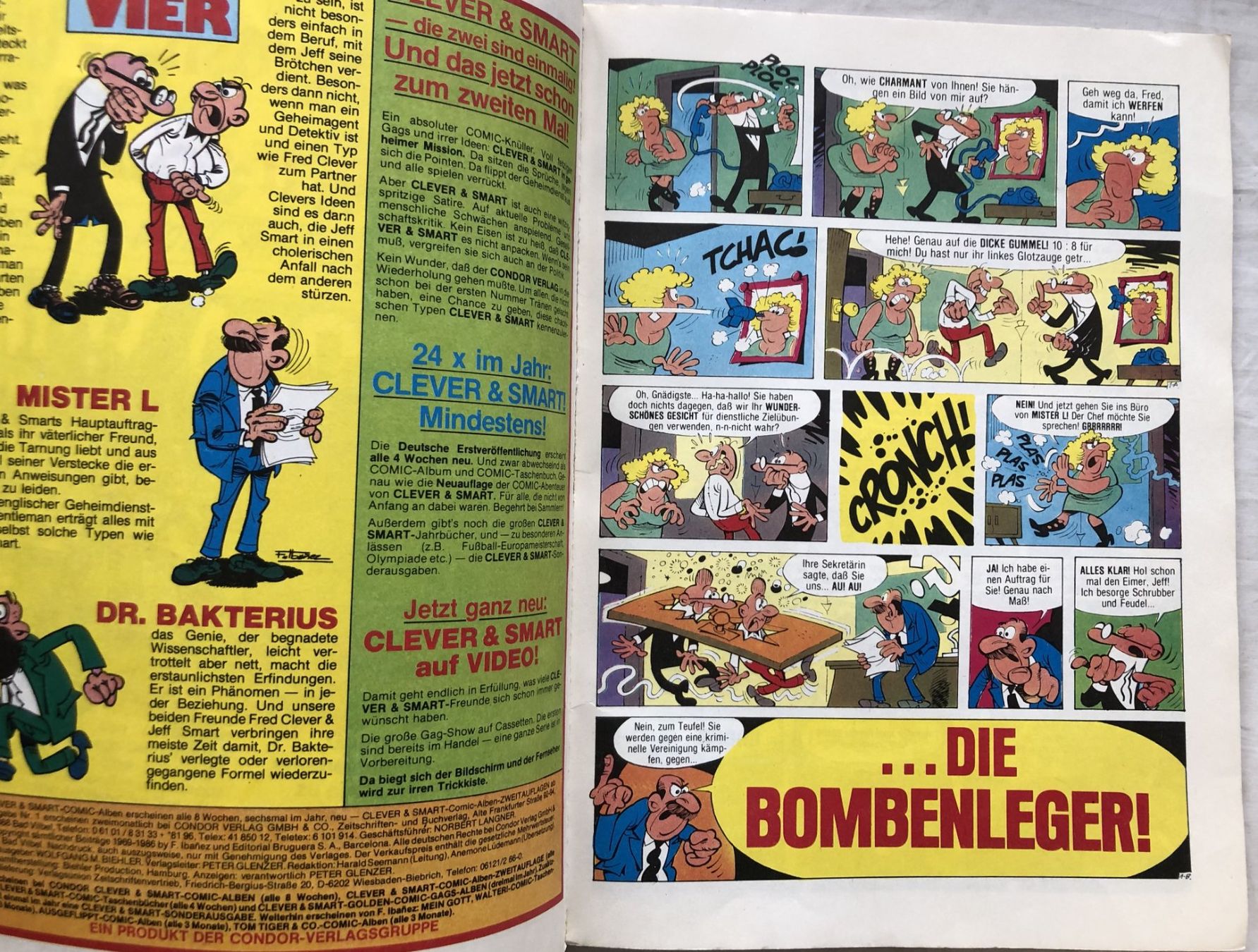 Fumetti: CLEVER & SMART - Nr.40 - 2.Auflage – Usato da Schaffhausen venduto da durruti 2