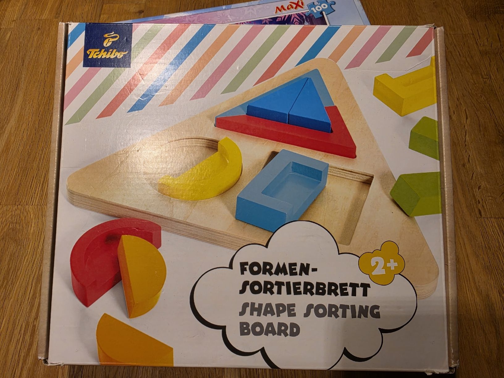 Tchibo Spielzeuge: Formen-Sortierbrett Tchibo Holz 13-teilig – Gebraucht aus Laupersdorf von Withelady 1