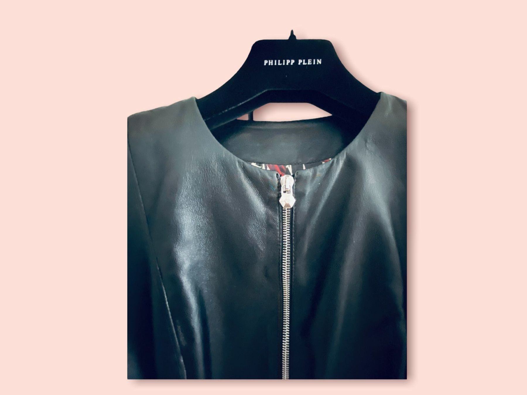Philipp Plein Vestes: Philipp Plein Leather Jacket - S – D'occasion à Ponte Tresa par La_Vie_En_Rose 1