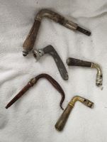 Diverse 5 alte Türfallen, Vintage Beschläge, Türgriffe.