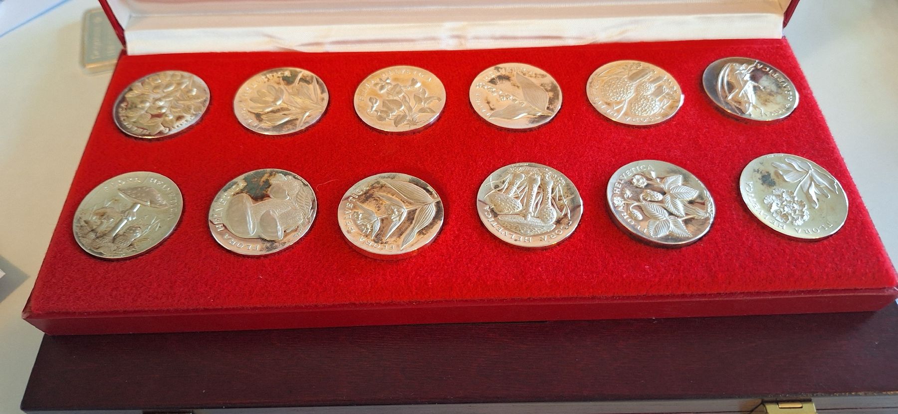 Medaillen: 12 x 20 g 999 Fauna flora Helvetia feinsilber  – Gebraucht aus oberaach von osterloh_antik 4