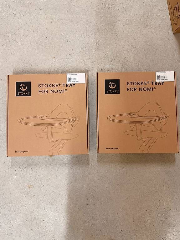 Chaises hautes: 2x Stokke Nomi Tray anthrazit – D'occasion à Hindelbank par sarahcw 1