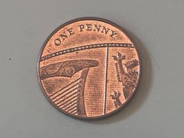 1 penny britannico 2014