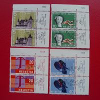 1958, PAARE ET-Vollstempel, Nr.334-337, Kat: 300.-+