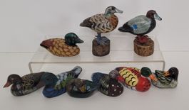 Figurines de canards x 9