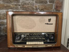 Radio Grundig 3035 W/3D Vintage Holzgehäuse Zustand gut