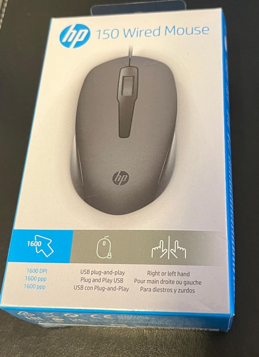 Hewlett Packard Mouse: HP 150 Wire Mouse – Nuovo e nell'imballaggio originale da Egnach venduto da planus