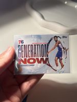 VJ Edgecombe Generation Now Rookie, Topps Flagship 2025-26