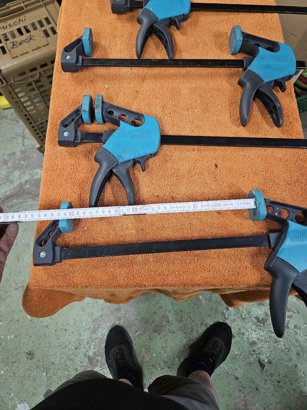 Wolfcraft Tutti gli attrezzi: Wolfcraft Einhandzwingen 4 Stk. ca. 30cm Einsatzlänge (G) – Usato da Rorschach venduto da TimelessTrading 2