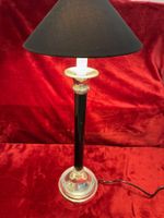 Stehlampe G.Lambert Luise versilbert & Blackwood(s.selten)