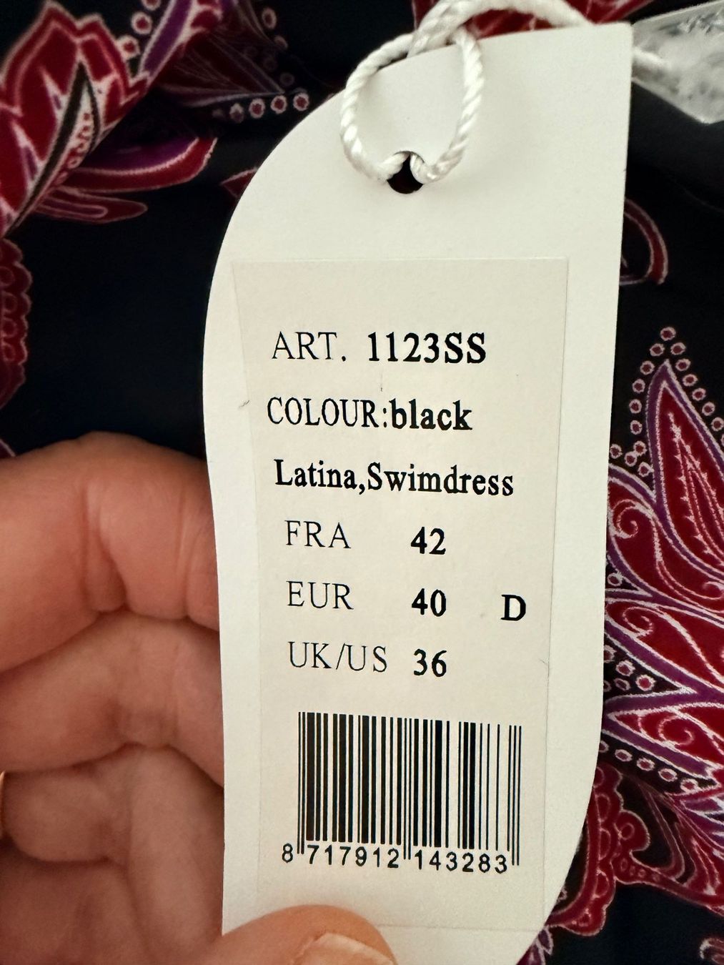 Badekleider & Bikinis: LINGADORE Beach, Badekleid, Grösse 40D, Schwarz mit Muster – Neu und originalverpackt aus Rudolfstetten von gst_g7xl 6