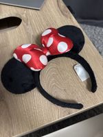 Minnie Mouse Ears Headband Disney Red Polka Dot 