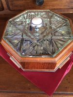 ART DECO SCHATULLE- BLEIKRISTALL UM 1930 >>>>SAMMLER-KUNST !