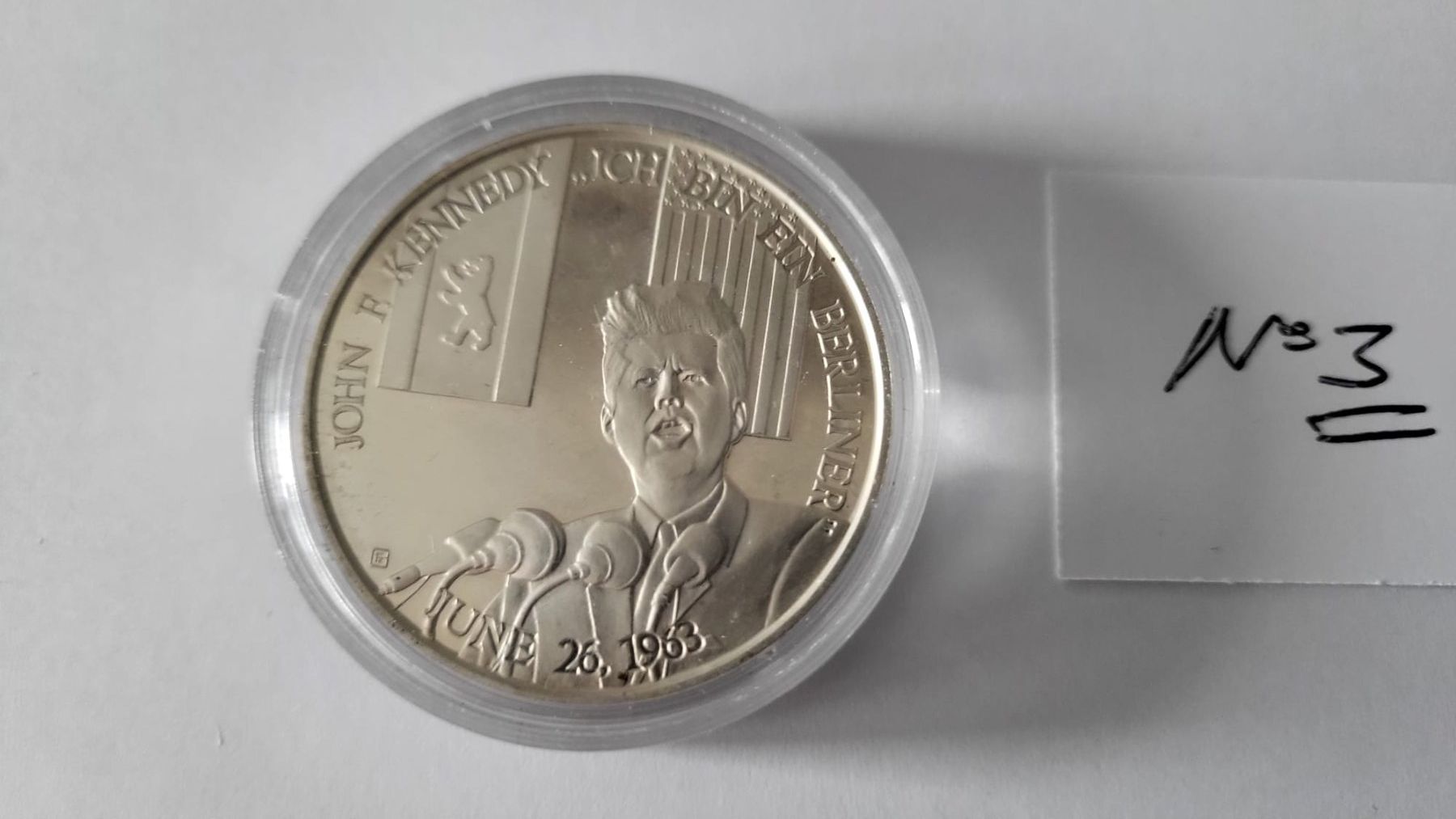 Medaglie: Médaille Kennedy 1963 – Nuovo (secondo la descrizione) da Chamoson venduto da Mauritius1 1