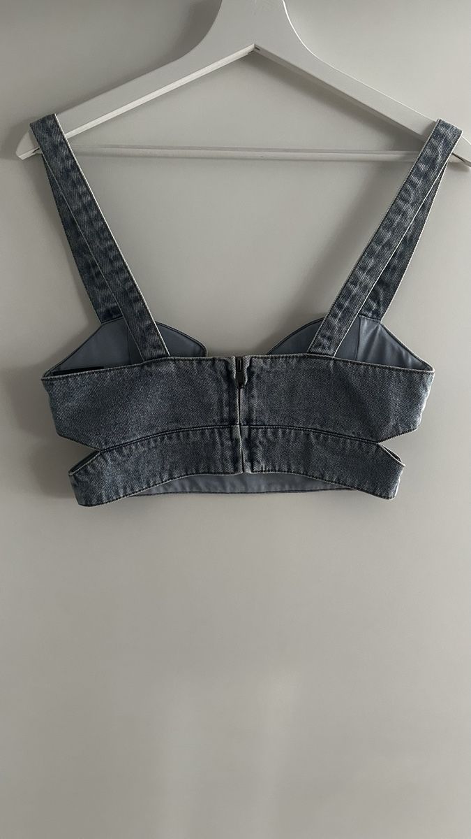 Top: AFRM Lavera Denim Top - XS - never worn – Nuovo (secondo la descrizione) da Luzern venduto da ida_hv2y 1