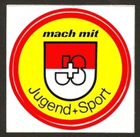 Klebbild Jugend und Sport