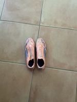 Bottes de football Adidas F50 orange bleu taille 41