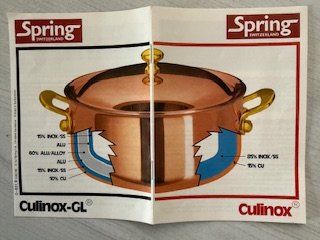 Padelle: Kupferpfanne mit Deckel, von Spring – Usato da Goldingen venduto da edi_qhx9 2
