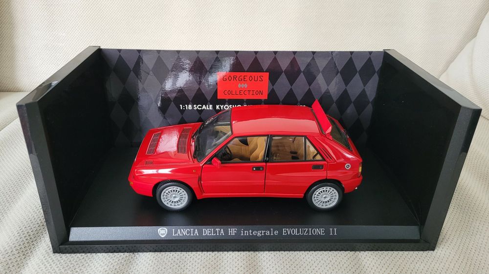 1:18 Lancia Delta HF Integrale Evo II, red Kyosho 08341R | Comprare su  Ricardo