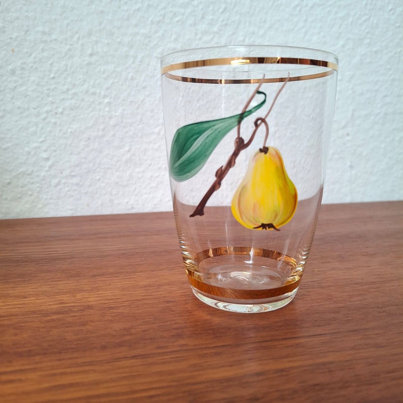 Verres: 6 verre fruit vintage doré – D'occasion à Neuchâtel par Rochawood 1