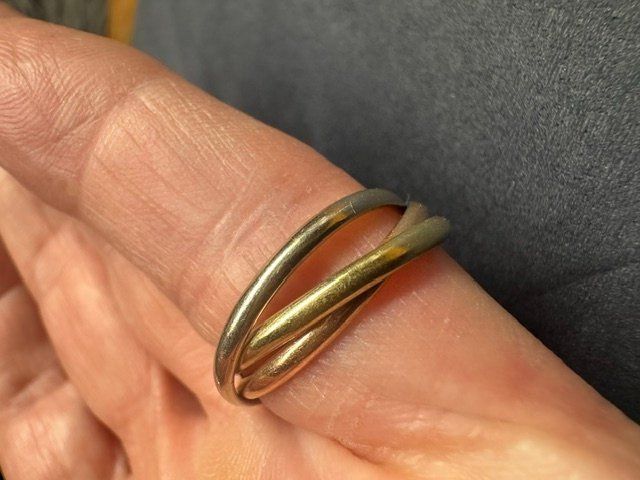 Bagues: Goldring dreifarbig, Grösse 57 – D'occasion à Schönenwerd par Bebibo 2