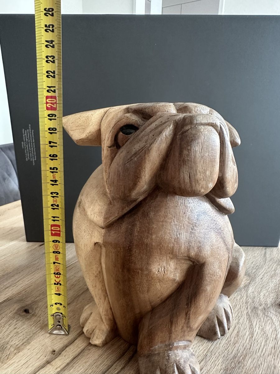 Statuette: Holzfigur Bulldogge – Nuovo (secondo la descrizione) da Glattbrugg venduto da SMusic98 6