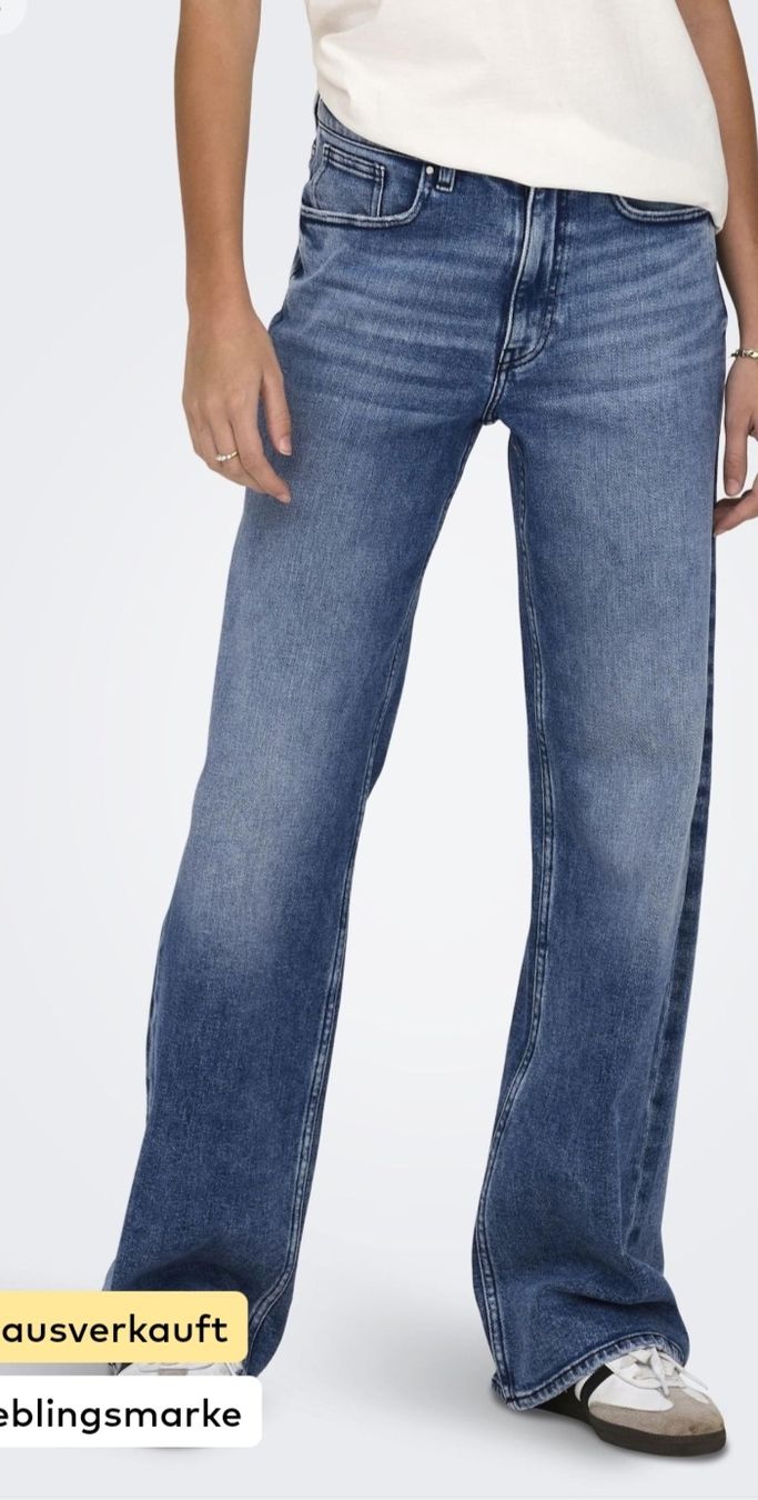 Only Jeans: Only Wide Leg Jeans Gr.32/32 – Usato da Oberaach venduto da Svea11 4