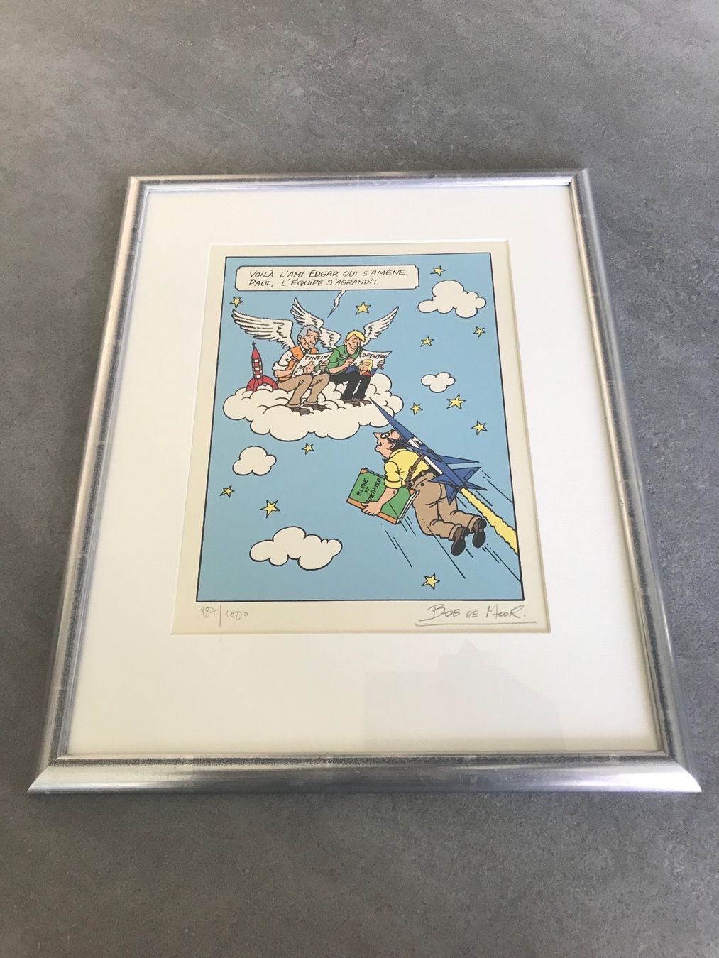 Grafica & Litografie: Bob de Moor, sérigraphie numérotée, signée et encadrée – Nuovo (secondo la descrizione) da Locarno venduto da Michel840211
