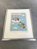Bob de Moor, sérigraphie numérotée, signée et encadrée