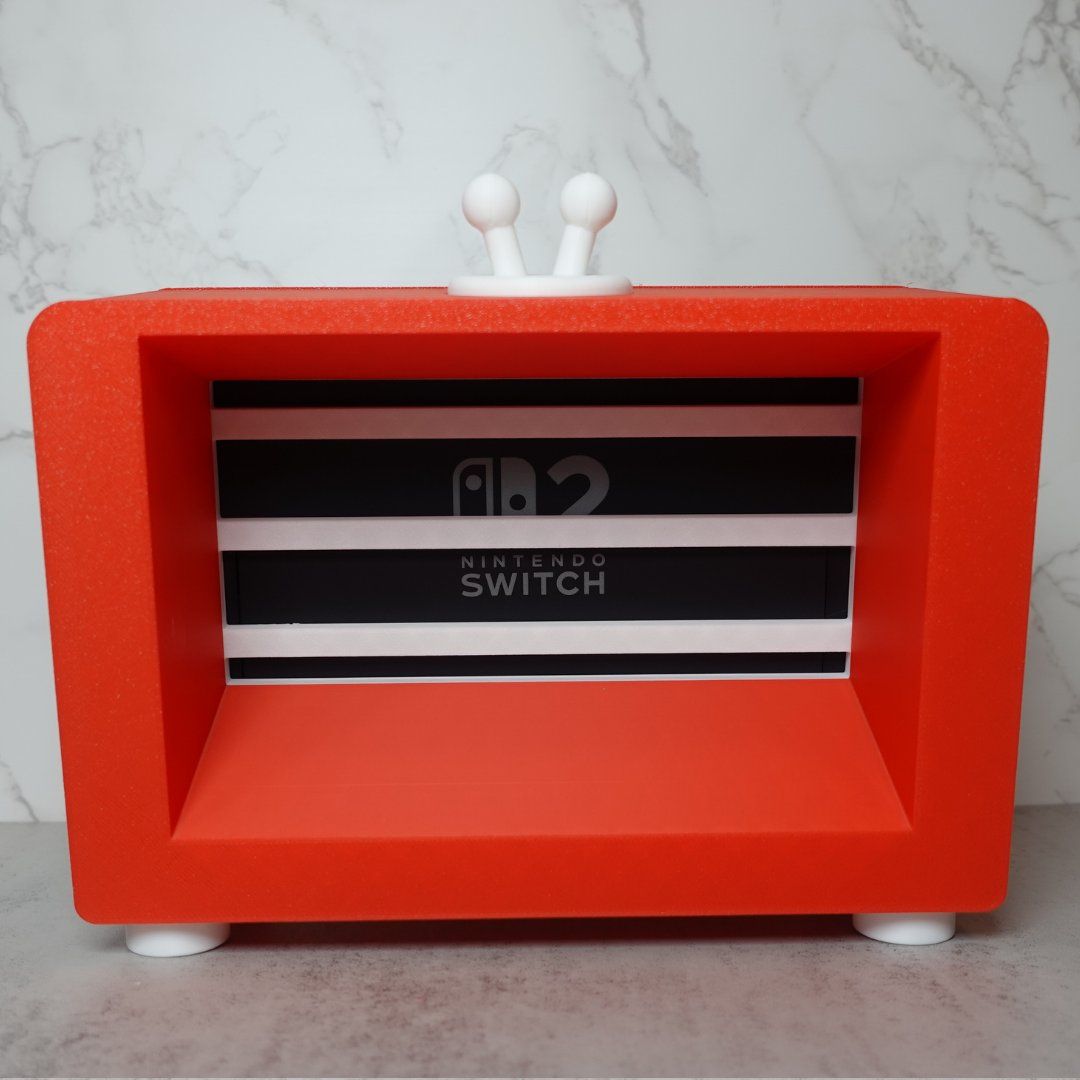 Altro in Decorazioni & Accessori: Nintendo Switch 2 Ferhseher Stand – Nuovo e nell'imballaggio originale da Dietikon venduto da You_Want_We_Print 1