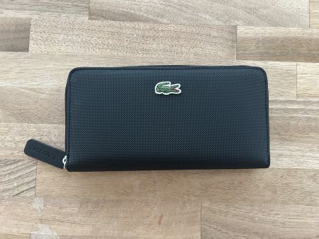 Zeitlose Lacoste Brieftasche neuwertig - schwarz