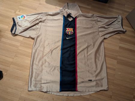 Barcelona Nike Football Shirt - Size L 2001-02 Trikot 