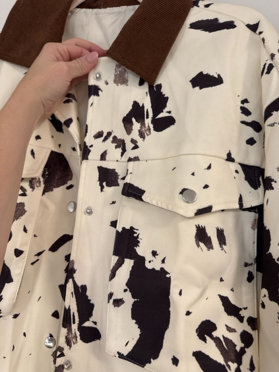 Jacken: Cow print light jacket M oversized – Gebraucht aus Beringen von Edu-Nati 1
