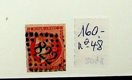 FRANCE  TIMBRE OBLITÉRÉ No 43B COTE 160 EUROS - T74