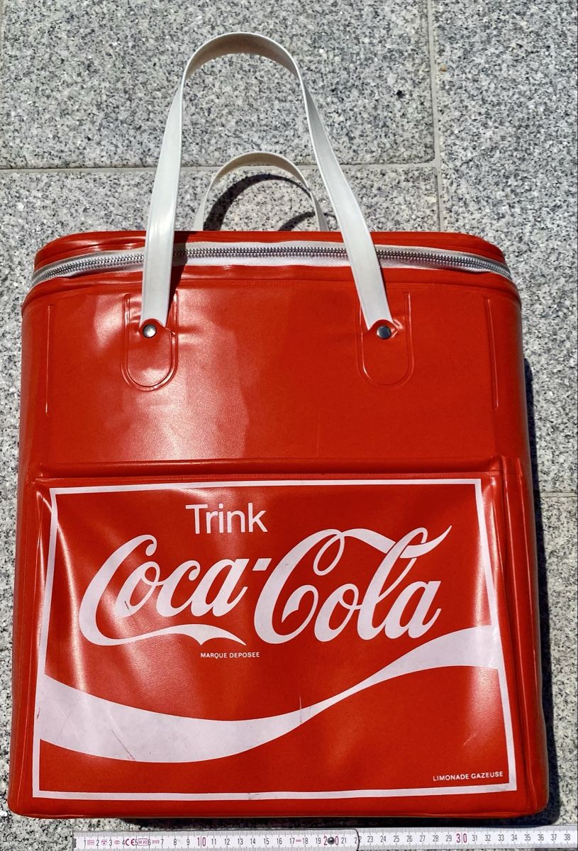 Coca-Cola Borse: Vintage Coca-Cola Kühltasche – Usato da Rotkreuz venduto da Once0 2