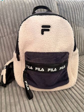 Mini sac à dos FILA en Sherpa et Velours côtelé
