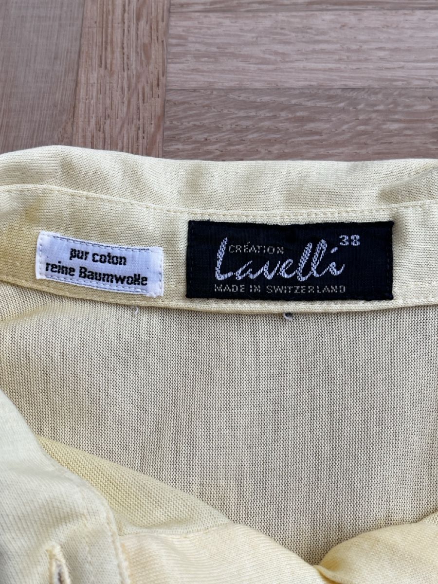 Camicette: Chemise Lavelli jaune Gr. 38 – Usato da Zürich venduto da Kleanthy 2