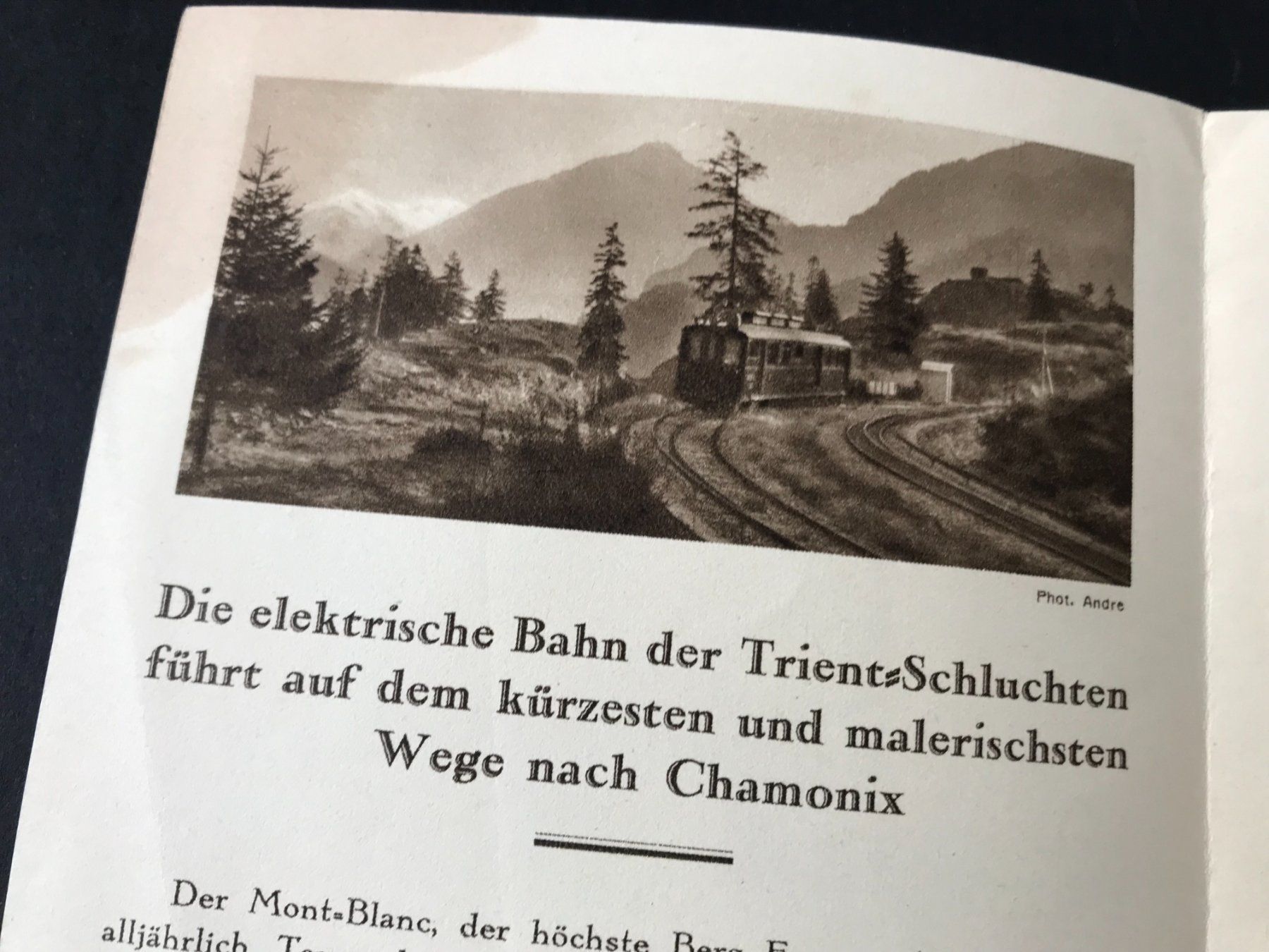 Documenti: Prospekt alt Chamonix Mont Blanc Bahn – Usato da Wettingen venduto da Bonanza69 3