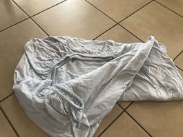 Fixleintuch hell blau 70x120cm