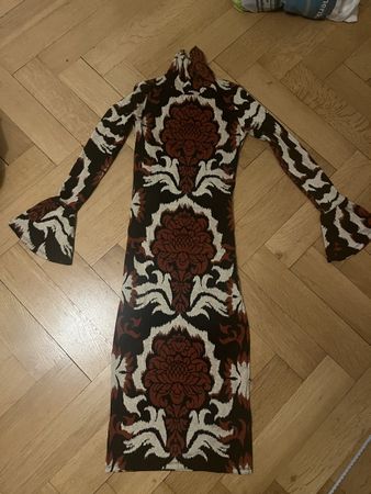 Kleid H&M Rollkragen Druck Grösse XS neuwertig