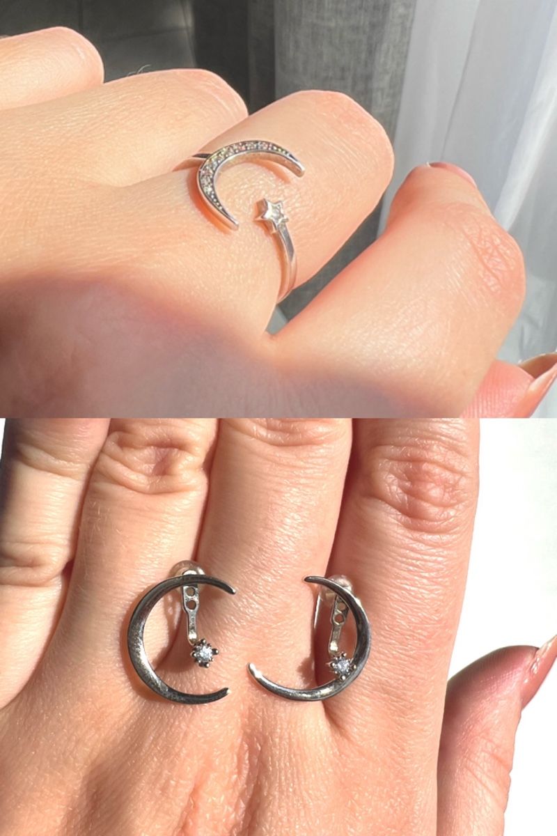 Altri gioielli: Silberschmuck-Set mit Halbmond 🌙 – Usato da Thun venduto da Vdg_m5l7