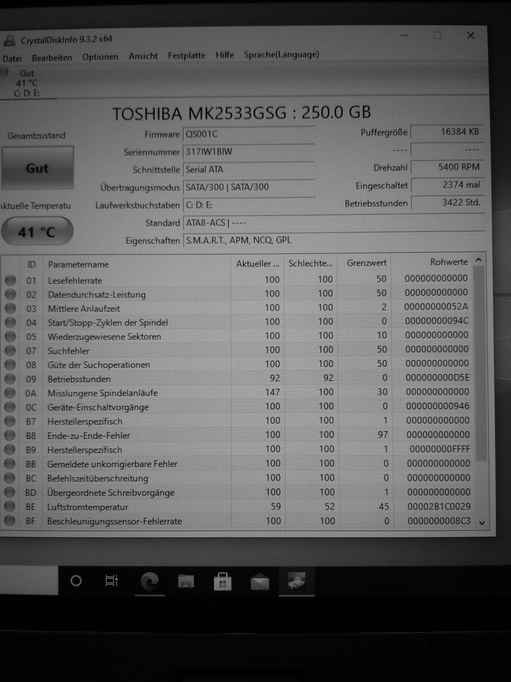 Toshiba Dischi rigidi: Thoshiba Spez. HD Format 1.8''   250GB – Usato da Luzern venduto da Baumli1 2