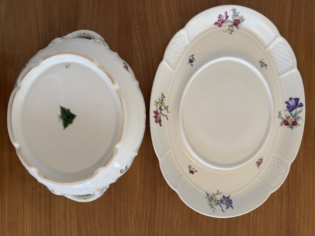 Rosenthal Ciotole: Rosenthal - Ovale Suppenterrine mit Deckel und Servierplatte – Usato da Zürich venduto da Nobs1 6