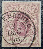 Luxemburg Kat. 9 gest. 1859 Kat. 280 Euro