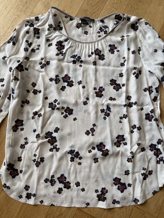 Bluse Marc O'Polo Blumenmuster ecru Gr 38 Viscose