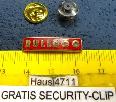 BULLDOG TRAKTOR SCHLEPPER TRECKER PIN ENAMEL m.SECURITY-CLIP