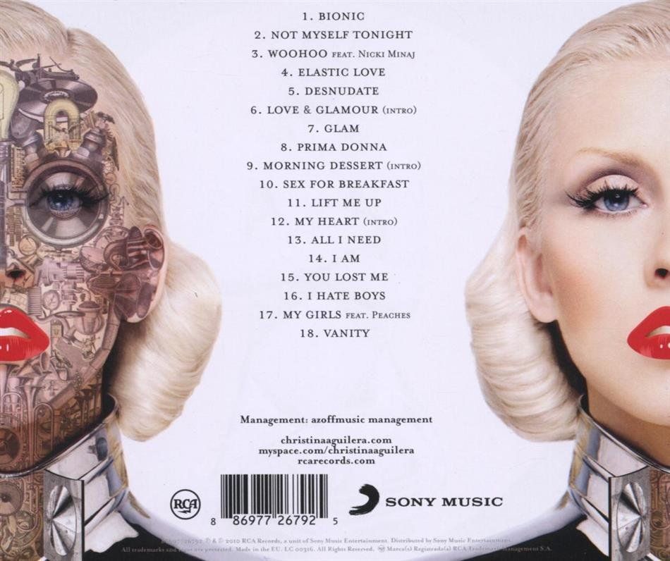 CD: Christina Aguilera - Bionic – Nuovo e nell'imballaggio originale da Baden venduto da lattemiele 1
