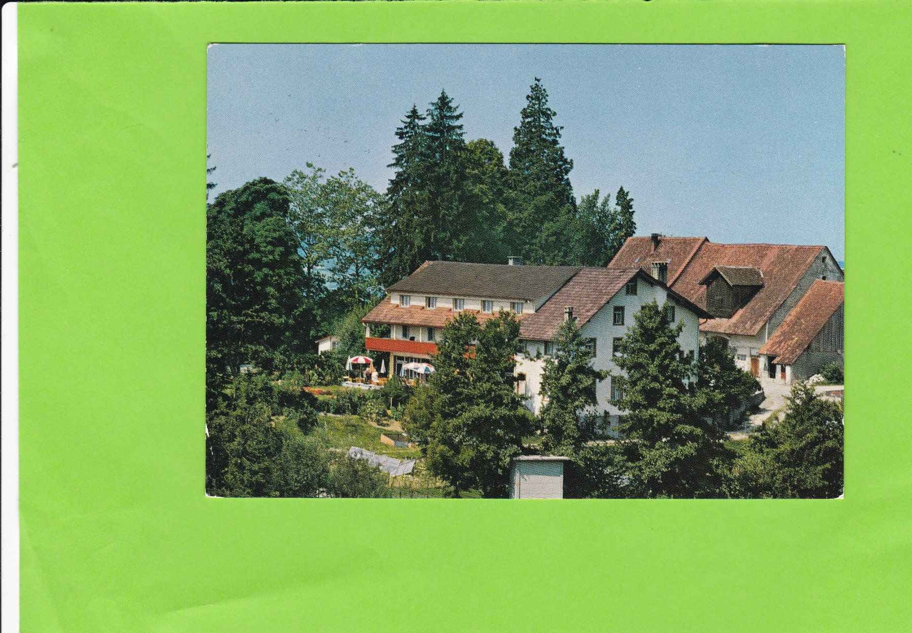 Ansichtskarten: Kurhaus Eichberg, Seengen – Gebraucht aus St. Peterzell von neckertal