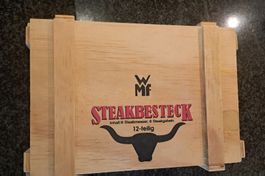 WMF Steakbesteck Set 12-teilig in Holzkiste